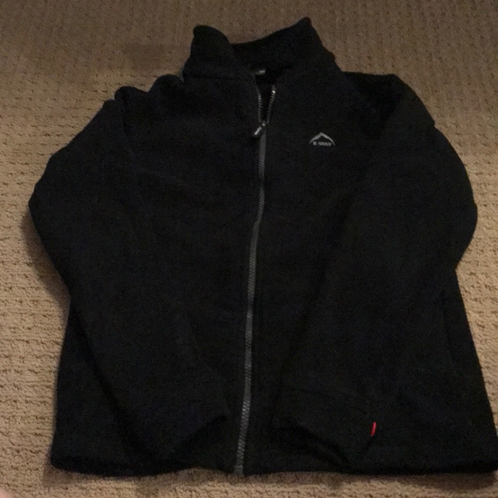 Kids black K-Way fleece